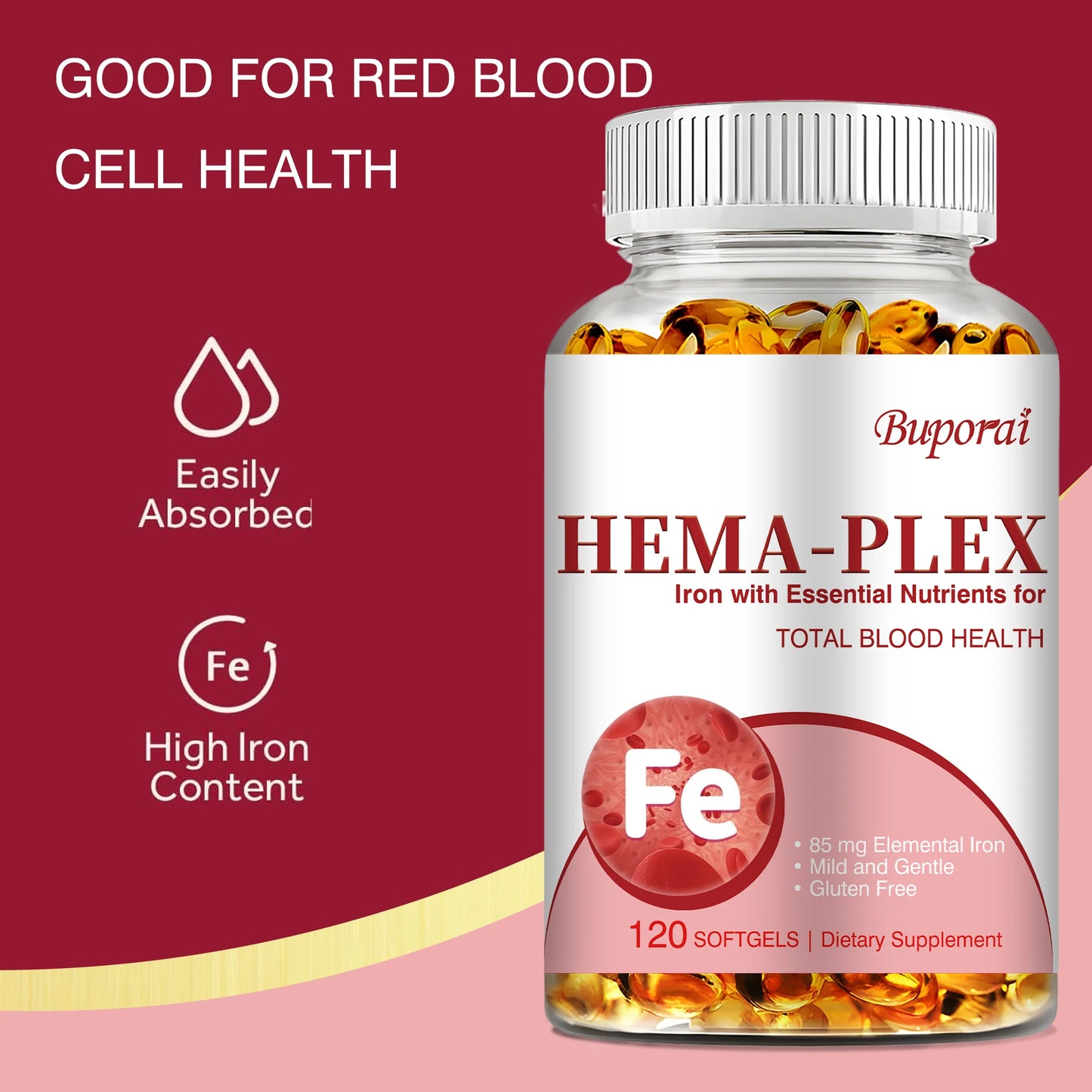 Hema-Plex Iron - 120 Capsules