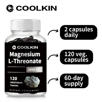 Magnesium L-Threonate - 120 Capsules