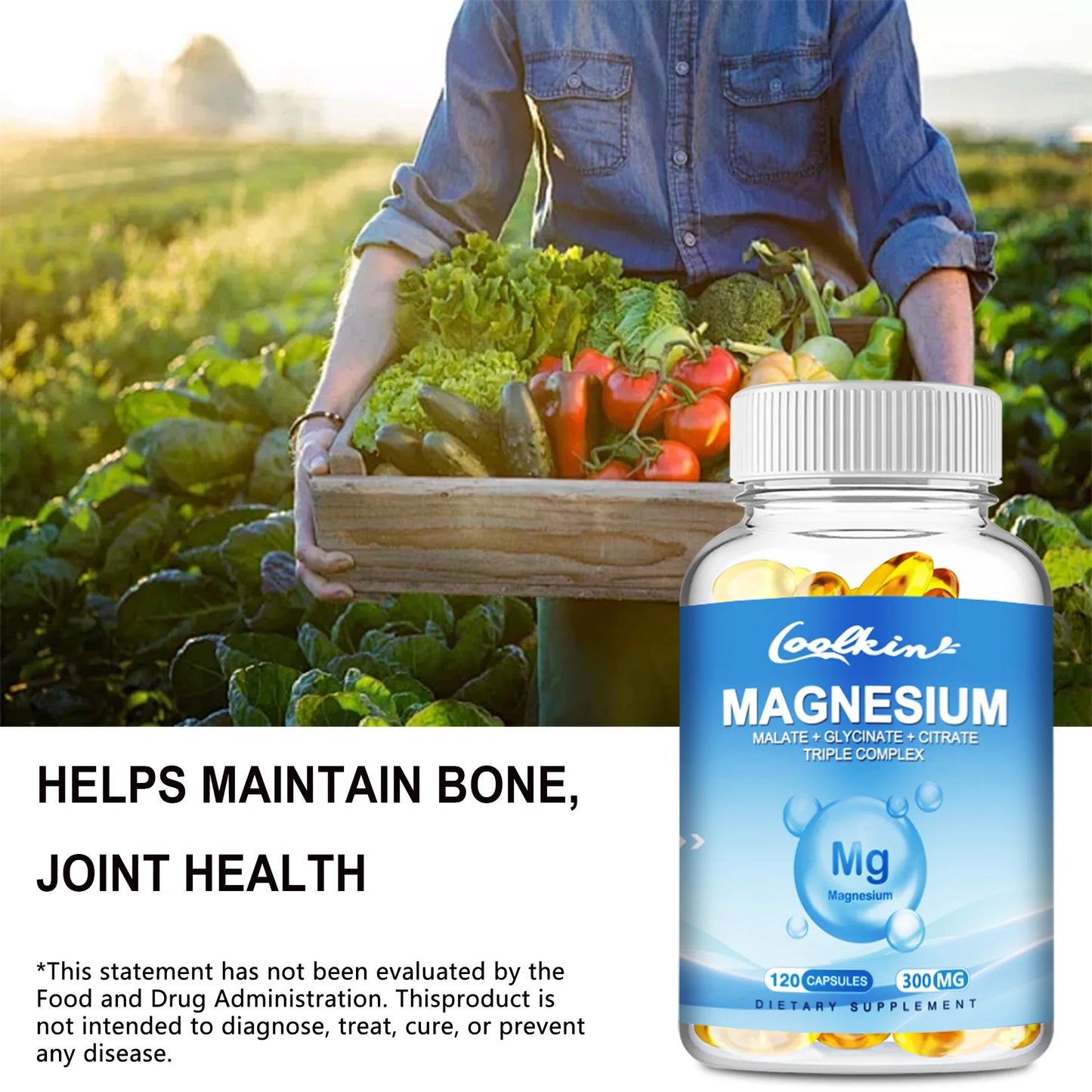 Triple Magnesium Comple - 120 Capsules