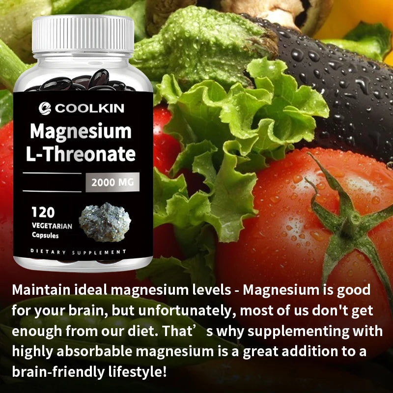 Magnesium L-Threonate - 120 Capsules