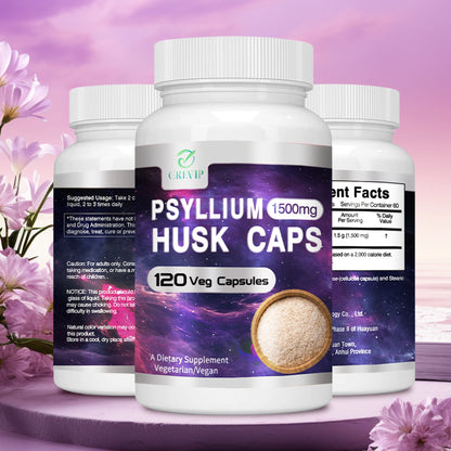 Psyllium Husk Supplement - 120 Capsules