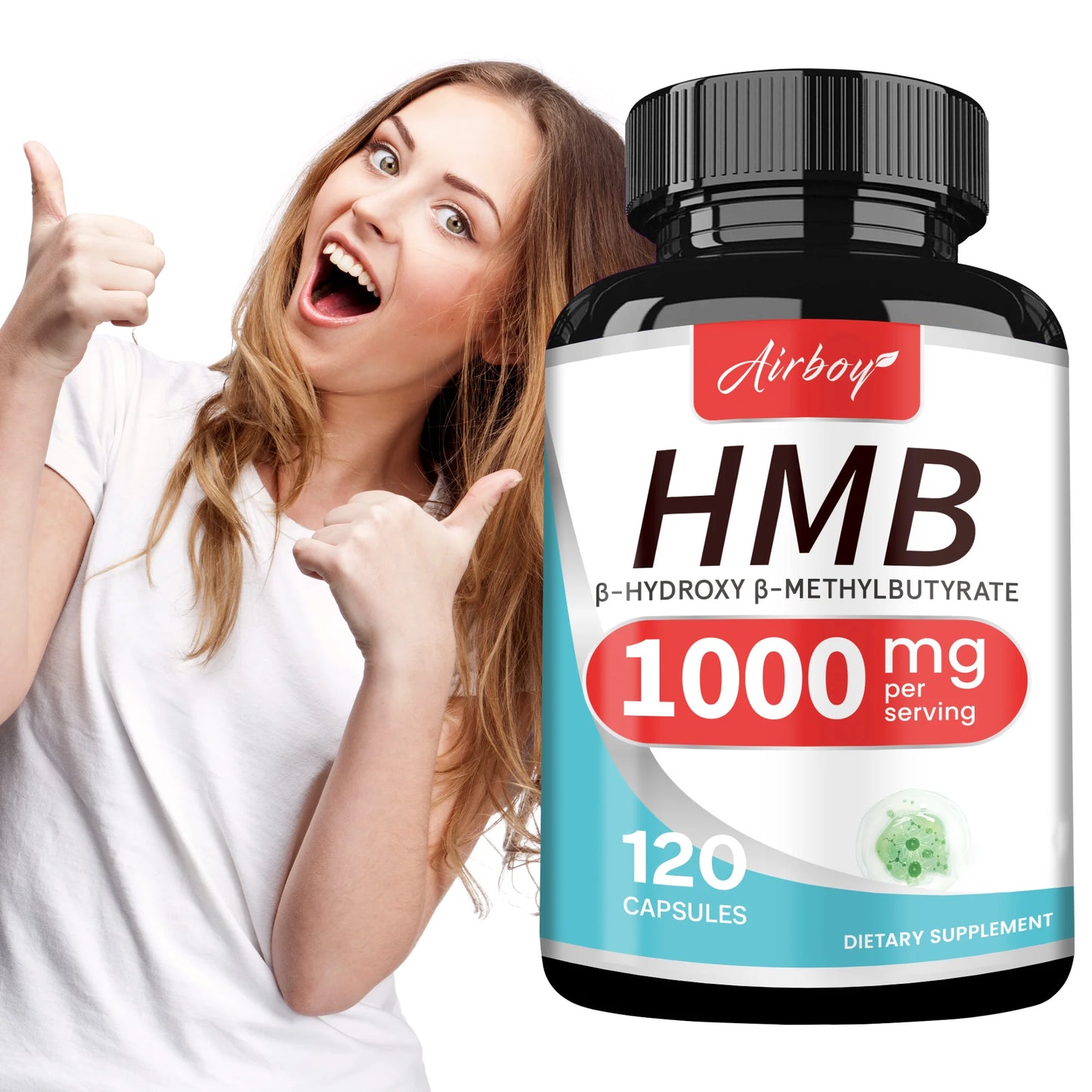 HMB Supplements - 120 Capsules