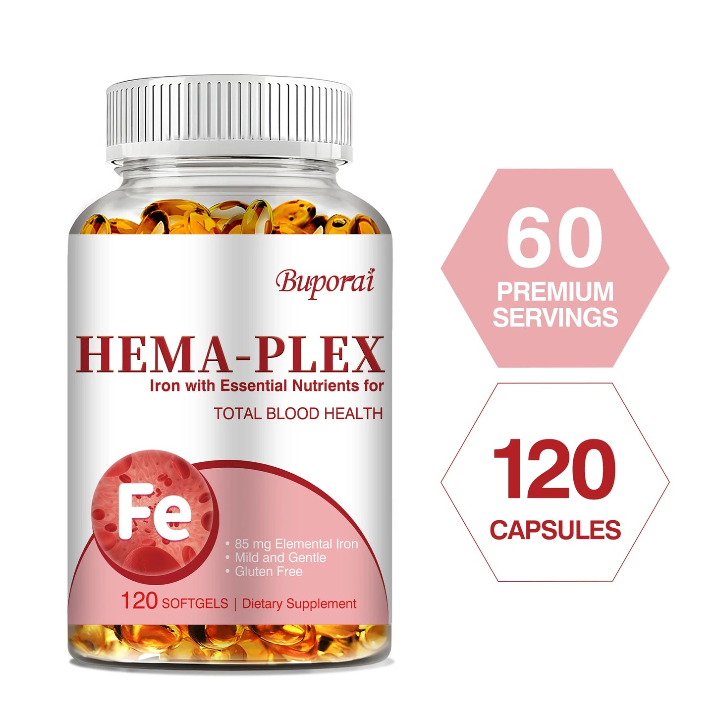 Hema-Plex Iron - 120 Capsules