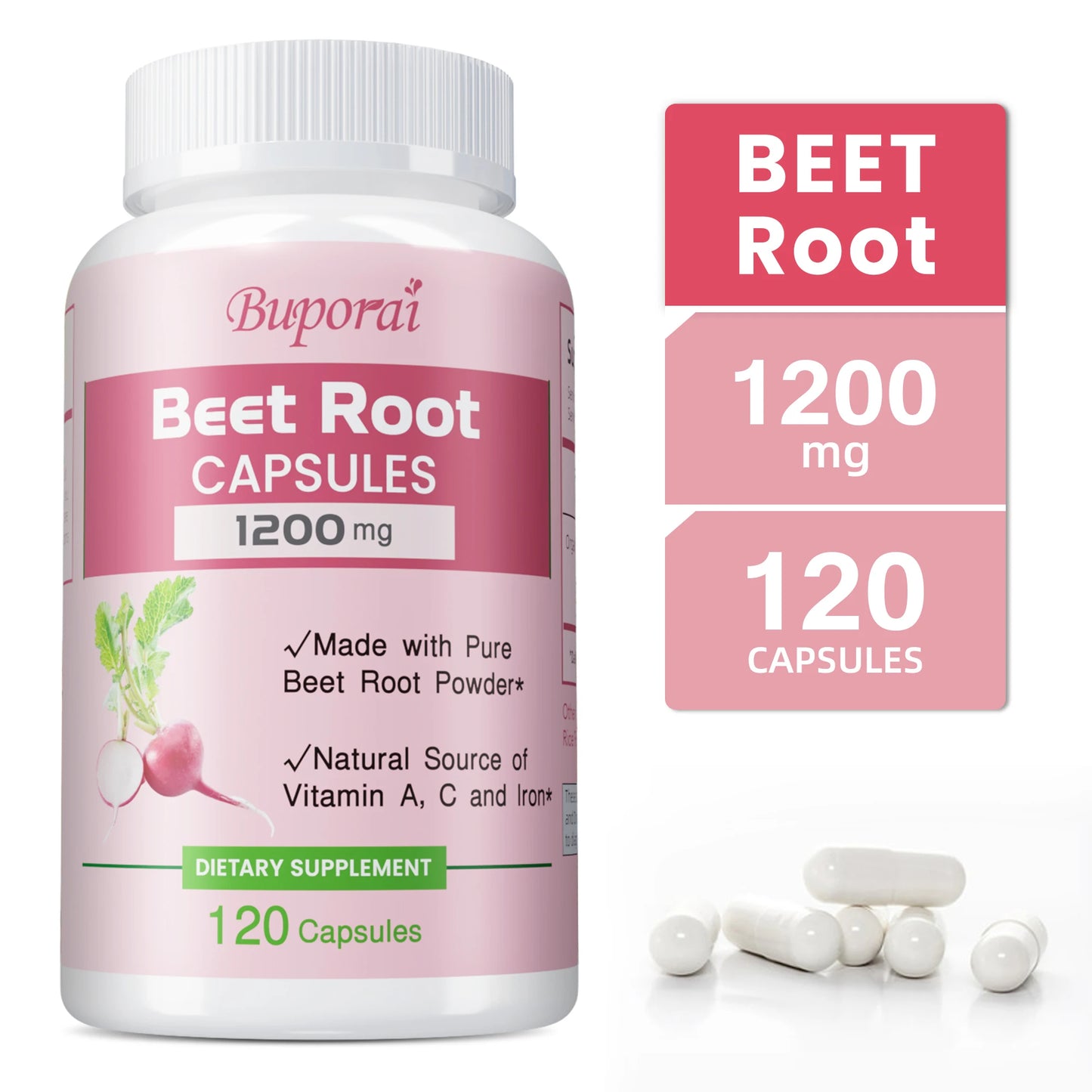 Beet Root - 120 Capsules