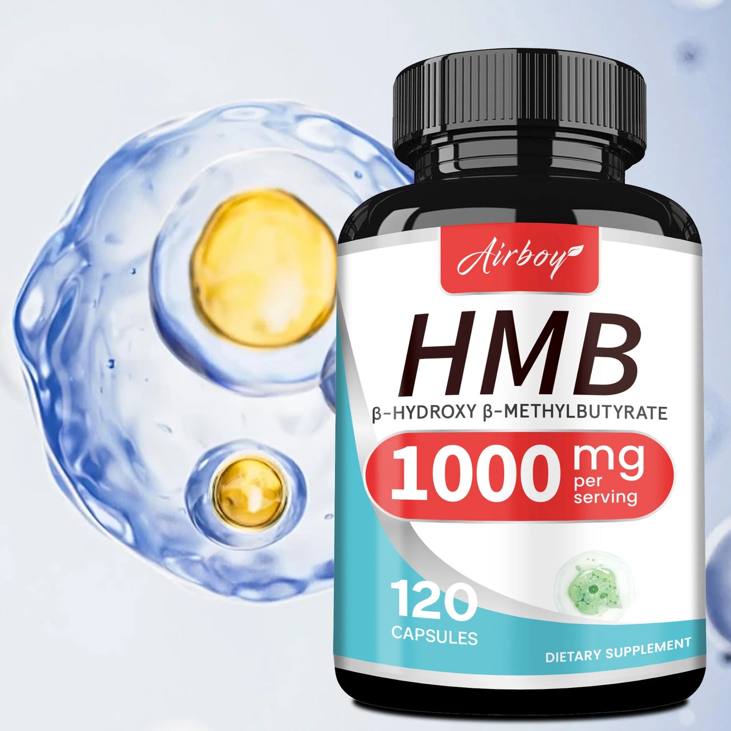 HMB Supplements - 120 Capsules