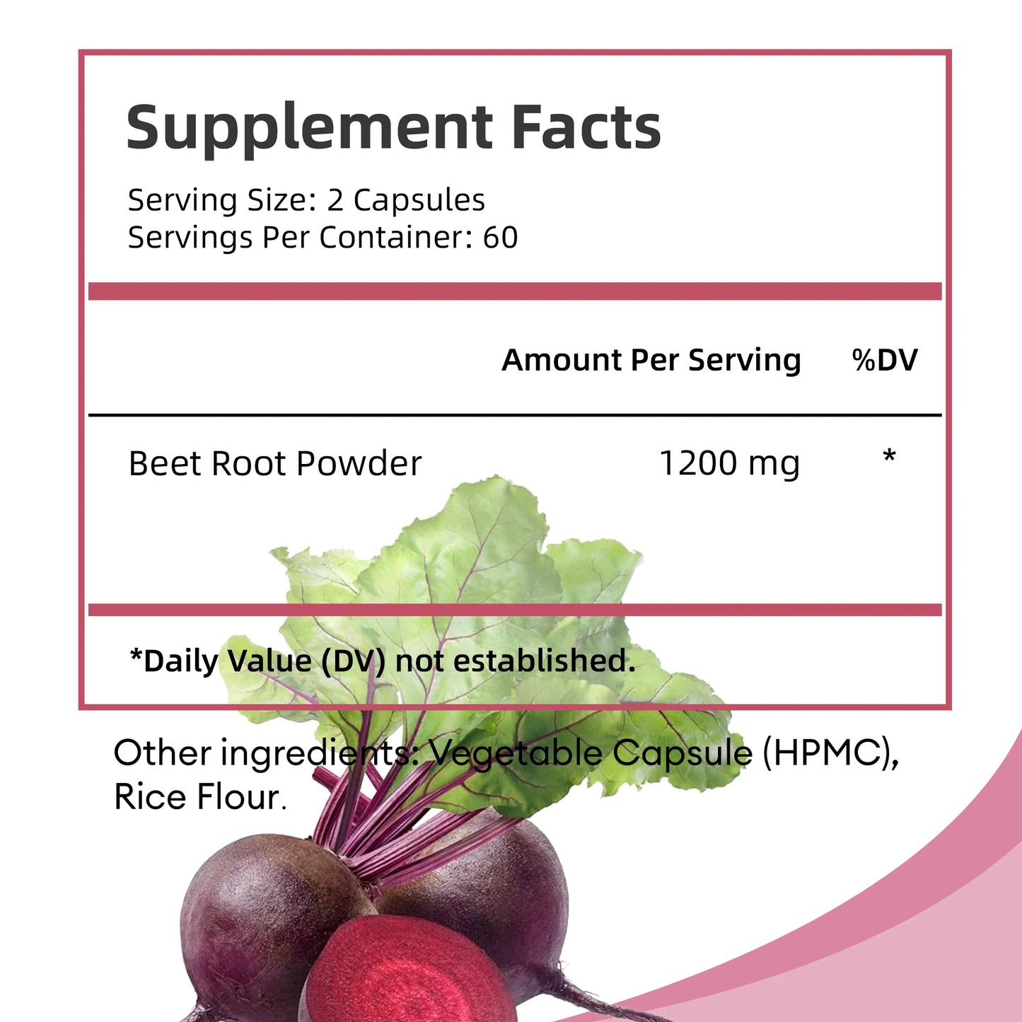 Beet Root - 120 Capsules