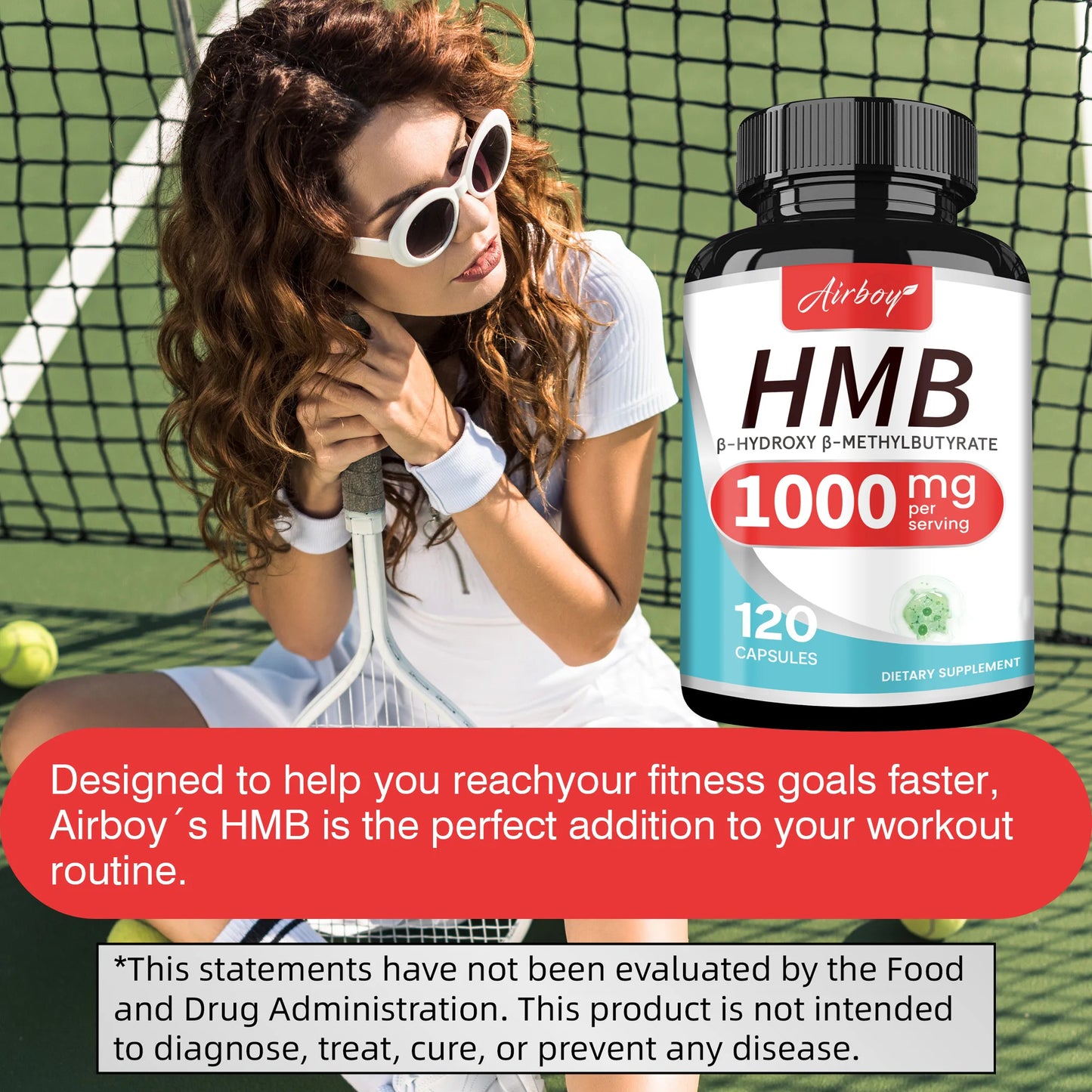 HMB Supplements - 120 Capsules