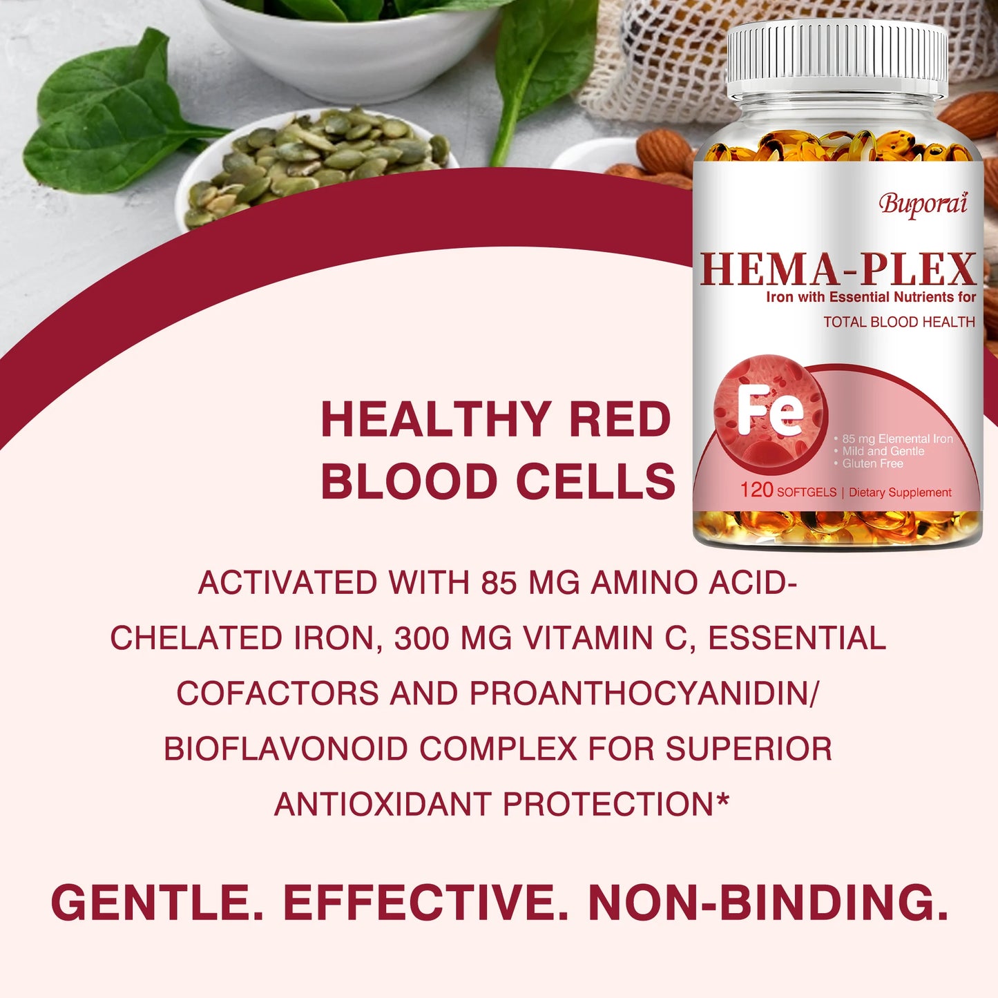 Hema-Plex Iron - 120 Capsules