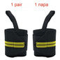 1 Pair Adjustable Bandages Weightlifting Wristbands Protector