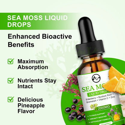 Organic Sea Moss Drops - Irish Sea Moss