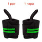 1 Pair Adjustable Bandages Weightlifting Wristbands Protector