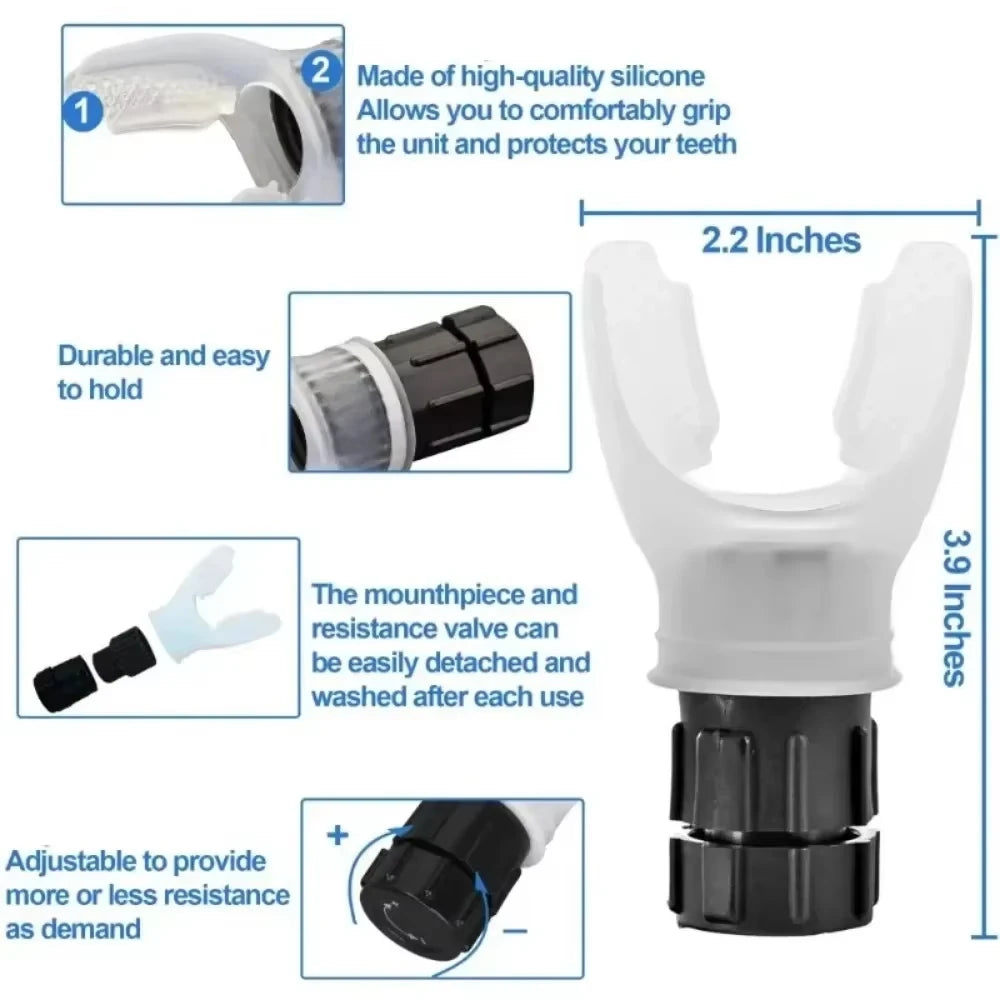 Breathing Exercise for Lungs Portable Breath Resistances