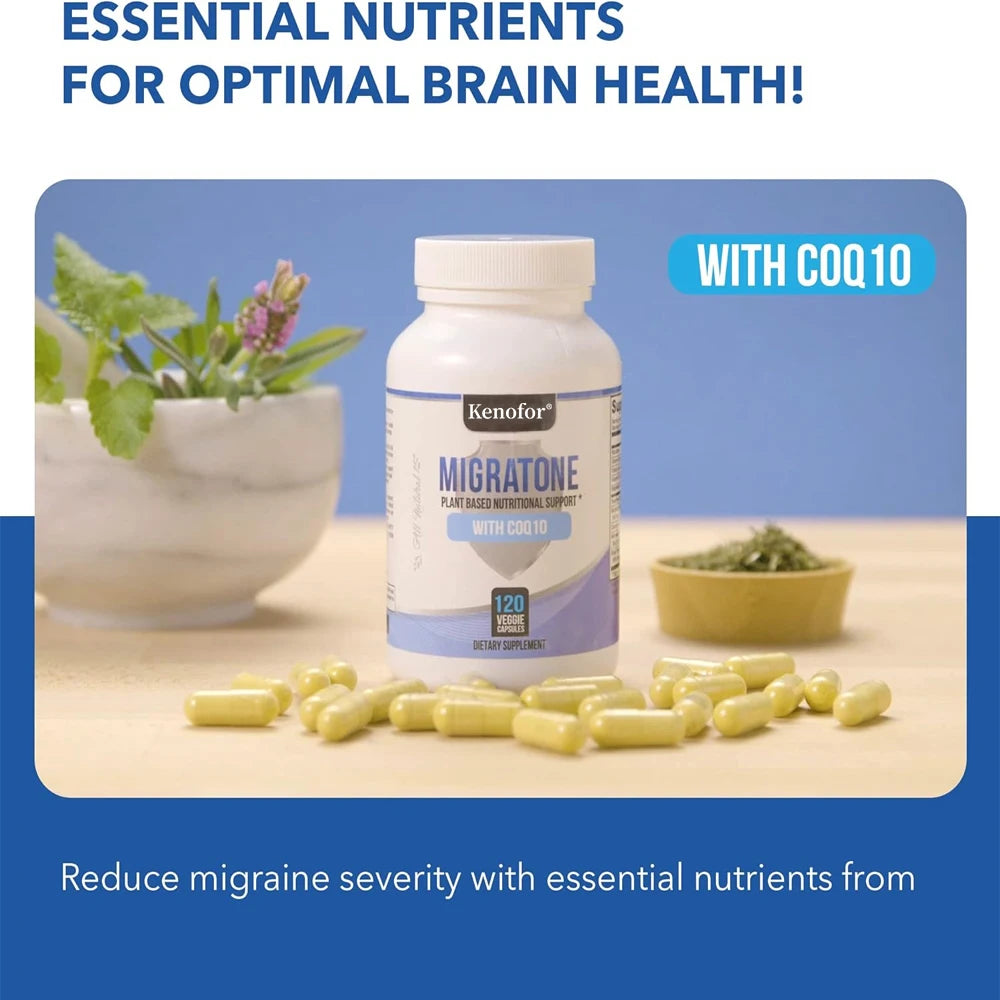 Vitamin B12 (for migraine relief) - 120 capsules