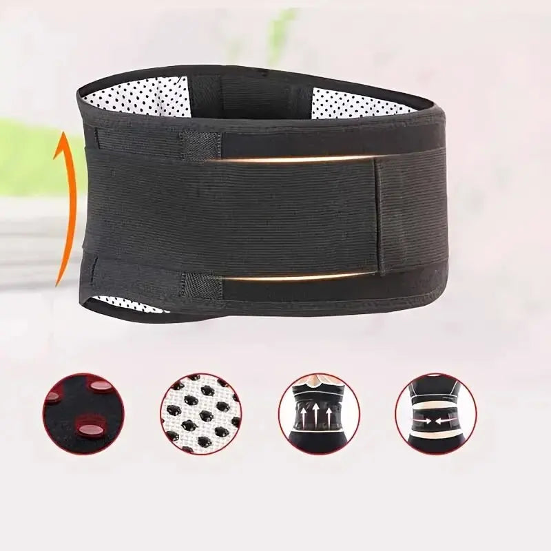 Adjustable Waist Belt Brace Self Heating Magnetic